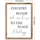 Family Sign for Home Decor, Farmhouse Family Wall Decor with Wood Frame for Wall, Kitchen, Living V1192-AZ-W-25164