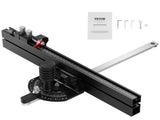 Precision Miter Gauge, Standard Slot 19 x 9.5 mm, Aluminum Alloy Table Saw Miter Gauge with 45.7 cm V952-TJXQGDKS6060PEAL5V0