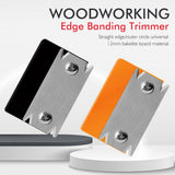 Woodworking Edge Banding Trimmer with Reversible Stainless Steel Blade for MDF Laminate Plywood PVC V1341-ZY-7U49ARZY-B1