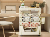 Rolling Mobile Bookshelf with Wheels 5 Tiers Large Capacity Strong Load Bearing Capacity Utility V1294-YM0710-3117230263113