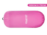 Powertrain Inflatable Air Barrel Exercise Roller 120cm x 75cm - Pink IFR-1275-PK