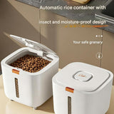 Medium Size Sealed Rice Storage Container with Push-Button Lid V888-ELOSUNG56117-1