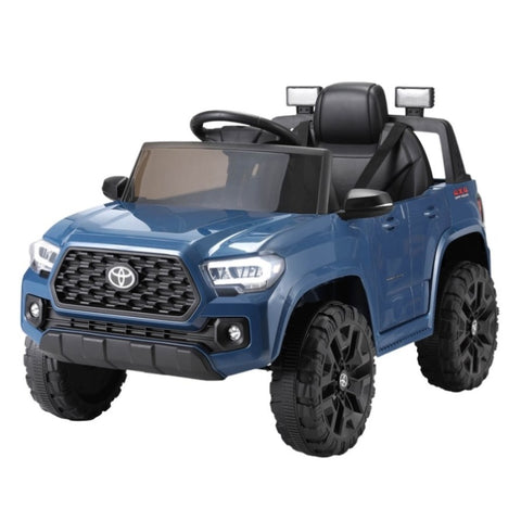 Kids Electric Ride On Car Toyota Tacoma Off Road Jeep Toy Cars Remote 12V Blue RCAR-LS-TOYO-BU