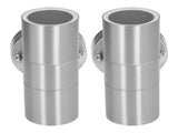 2Pcs GU10 Stainless Steel Outdoor Wall Sconce Waterproof LED Cylinder Up Down Wall Light for Yard V1294-YM0715-3119210323211