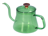 Long Spout Kettle Large Capacity Heat Resistant Easy to Clean Long Mouth Coffee PotGreen V1294-YM0714-3118210257912