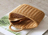 1 Pack Hanging Woven Walls Hanging Storage Woven Shelf Storage Bin Plant V1192-AZ-W-17108