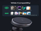 Aukey MagFusion Dash Pro Qi2 Magnetic Fast Wireless Charging Phone Mount with Active Cooling V1089-LLTSN1055864
