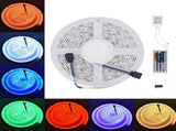 16.4ft LED Strip Light Remote Control 44Key Adjustable 5050 300LEDs RGBW Waterproof Rope LightUS V1294-YM0901-3119210174511