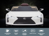 Kahuna Licensed Lexus LC 500 Kids Electric Ride On Car - White CAR-LEX-1618-WH