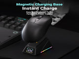 Tri-Mode Wireless Gaming Mouse with 8000Hz Polling Rate, PAW3950 Sensor & Magnetic Charging V888-ELOSUNG35685