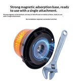 Magnetic Wireless Beacon Light, Rechargeable Emergency Flashing Warning Battery Operated Strobe V1192-AZ-W-3041