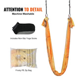Aerial Yoga Hammock & Swing, 5 m Length, Aerial Yoga Starter Kit with 100gsm Nylon Fabric, Full V952-DCK5X28MJBJCTCNK6V0