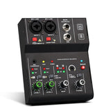 2 Channels Mini USB Mixer Professional Portable Audio Interface Sound Card Console for Guitar V1370-AZ4-07735