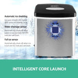 Devanti 15kg Ice Maker Machine Silver IM-ZB12S-SS