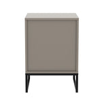 Sarantino Elton Fluted Bedside Table - Grey TBL-533-01Y-GRY