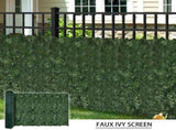 Artificial Ivy Leaf Hedging & Privacy Screen 3m X 1m Roll V637-DP1008977