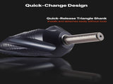 Step Drill Bit, 4.76 to 34.93 mm, 9.53 mm Triangular Shank, TiAlN Coating Cobalt High Speed Steel, V952-JTZT138INCHLOYO1B001V0