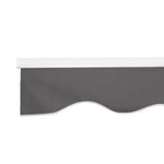 Instahut Retractable Folding Arm Awning Manual Sunshade 4.5Mx3M Grey AWN-B-ARM-45X30-GREY