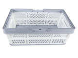 Collapsible Baskets with Handles PP Waterproof Collapsible Storage Crates for Home Kitchen Bedroom V1294-YM0703-3117230068511