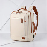 Women's Laptop Bag, 24L, Travel Bag, With charging port, Laptop Lockable drying V1189-LC-HW-00015