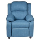 Set of 2 Erika Blue Kids Recliner Sofa Chair Blue Lounge Couch Armchair Childrens V563-NEWO-75610-2CHAIRS
