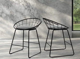Artiss 2x Bar Stools Padded Seat Metal BA-TW-8128-BKX2