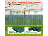 Bottom Locking Privacy Slats, Double-Wall Vertical Bottom-Locking Slats with Wings for Chain-Link V952-SBDYYSBTSBDYG4UFTV0