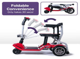 EQUIPMED Ultra-Lightweight Folding Electric Mobility Scooter, 19kg with Battery Removed, 120kg V219-HMBMSCEQPL1RA