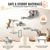Wall Mounted Cat Shelves, Cat Wall Shelves and Perches with Jumping Boards, Hammock, Sofa, Cat Tree V952-ZYSBGSMPJ6JTKY3NYV0