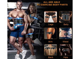 Muscle Toner Abdominal Toning Belt ABS Toner Body Muscle Trainer Wireless Portable Unisex Fitness V1263-JX-1222