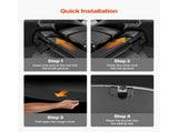 Retractable Cargo Cover, Upgraded Carbon Fiber Texture Trunk Cover, Anti-Peeping Luggage Privacy V952-YCKSSSHCGYCK0ZFO1001V0