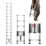 VEVOR Telescoping Ladder Stainless Steel Extension Step 3740mm Portable Ladders V952-SSTTNLSLK125UY2CLV0