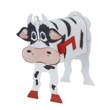 Solar Fireflies Cow - Whimsical Animal Garden Decor with Nighttime Glow, Rustic Farmhouse V1366-AZ2-W-16517