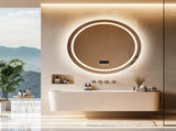 Interior Ave - 80cm Round Frameless LED Bathroom Mirror Bluetooth V355-IA-RWM-80-BT