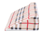 Wedge Pillow R Shaped Removable Slip Resistance Plaid Pattern Bedsore Turning Wedge Pillow for Side V1294-YM0901-3117230161912
