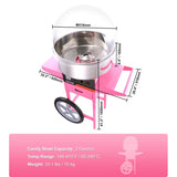 Commercial Cotton Candy Machine with Cart & Cover Sugar Floss Maker 1000W V952-ZHSKU00000000000018