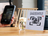Menu Card Holder A4 - Photo Frame with Wooden Base - Table Stand - Brochure Holder - Acrylic Stand V1189-WXF-260203-00536