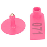 Numbered Ear Tag Marks Labels for Sheep Goats Farm Animal Livestock Feeding SuppliesRose Pink V1294-YM0901-3111200210911