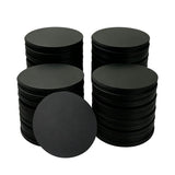 Round Disposable Black Paper Coasters Bulk Absorbent Non Slip Cup Protector Mats For Coffee Table V1369-AZ3-W-14925