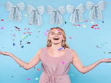 Large Bow Garland Banners for Coquette Birthday Party Decorations-Bow Themed Birthday Decor for Baby V1370-AZ4-11081
