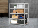 Giantz 1.8M Warehouse Racking Rack Shelving Garage Steel Metal Storage Shelves Silver WR-9X18-GVN-SV