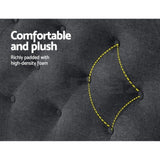 Artiss Bed Head Headboard King Size Fabric - CAPPI Charcoal BFRAME-H-CAPPI-K-CHAR