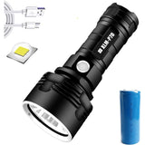 30000-100000 Lumen High Power LED Flashlight Waterproof Ultra Bright, 3 Modes High Brightness Usb V1188-MS-227-2565