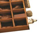 Wall Mounted Figures Display Shelves Rack Retro Wooden Figures Display Case for Home Bedroom 16 V1294-YM0703-3117230122711