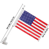Motorcycle Flagpole Mount for Cargo Rack - Silver Metal Flag Holder for Bikes and Luggage Racks V1366-AZ2-W-15347