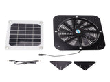 Solar Exhaust 100W Solar Panel with 13.5inch Waterproof Solar Panel Cooling Ventilation V1294-YM0706-3111230212511