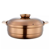 Soup Pot Stainless Steel Large Capacity Commercial Family Hot Pot Universal for Induction Cooker Gas V1294-YM0901-3113230395612
