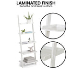 Sarantino Aster 5-Tier Ladder Shelf - White LDS-107-17-WH