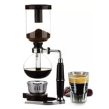 Hand Brewed Coffee Maker Siphon Type Stainless Steel Base Classic Coffee Machine for Home Office V1294-YM0703-3113230034211
