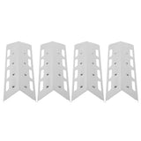 4pcs Stainless Steel Burners Heat Plate Barbeque Grill XH00463 Fit for Backyard Grill V1294-YM0901-3118200144111